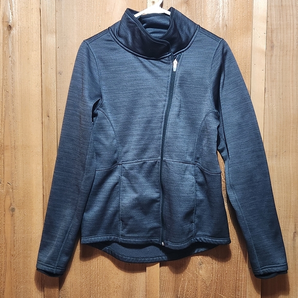 Champyion asymmetrical zipper athletic jacket size small black - Picture 1 of 6